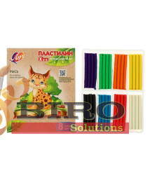 Pastă de modelat ZOO, 8 culori x 15 gr.